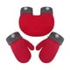 thumbnail image 4 of 3 piezas de guantes de pareja, guantes interconectados, guantes de felpa, mitones de invierno térmicos rojo, 4 of 9
