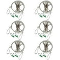 thumbnail image 5 of 6 Pack 5 ft Steel Wall Hanging Photo Display Cable Wire Rod String with 12PCS Clips, Picture Holders for Kids Crafts, Notes, 5 of 5