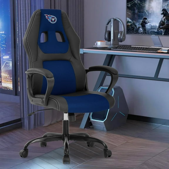 PC Gaming Chair Office Chair Ergonomic PU Leather Gamer Chair Executive Computer Chair with Lumbar Support for Home Office,Blue