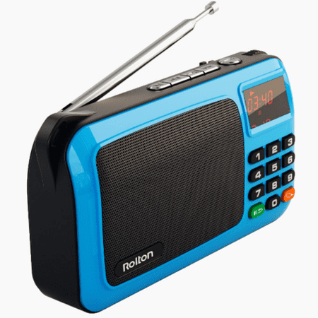 Portable Mini FM Radio Speaker Music Player TF Card for PC iPod Phone with LED Display