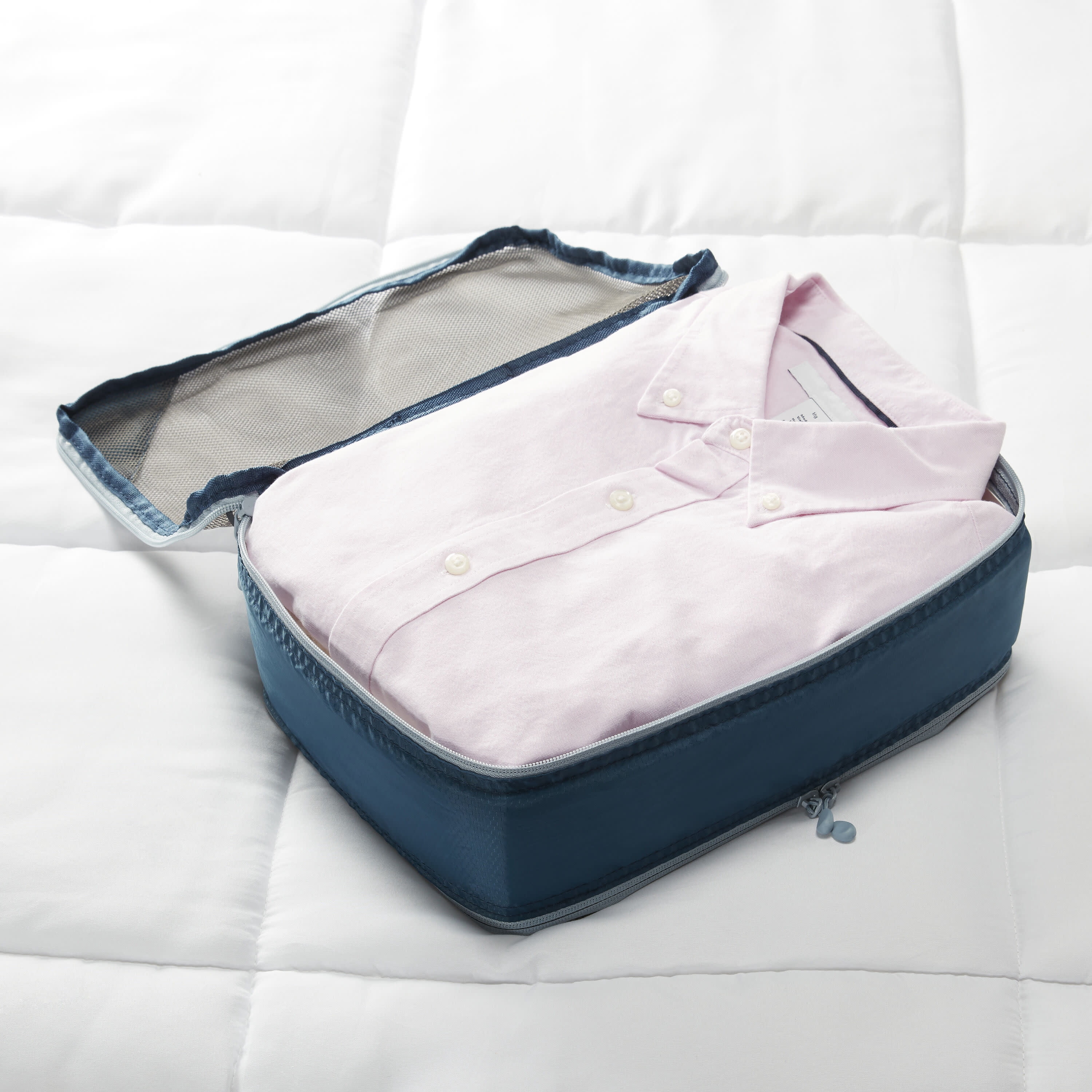 Built Double Zip Packing Cube 3 Piece Set in Poseidon