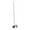 Black, variant on Accessories unlimited AU420-W 4 ft. Underhood CB Antenna Kit - White