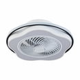 thumbnail image 3 of 23" Flush Mount Ceiling Fan Light Bladeless Lamp Flower Style Remote Control, 3 of 10