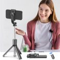 thumbnail image 1 of Handheld Bluetooth Phone Selfie Stick Stainless Steel Live Streaming Selfie Phone Tripod Wireless Remote Shutter Apply To Android and IOS Smartphone Clearance Items, 1 of 9