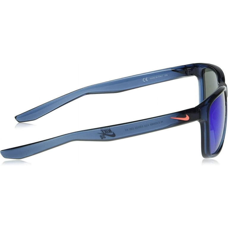 Sunglasses NIKE FLIP M EV 0989 410 Mdnght Navy Ultraviolet Mirror