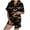 Black, variant on YuYuBao Womens Pajamas Sets Print Soft Short Sleeve Tops With Shorts Pajamas Set 2 Piece Homewear