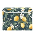 thumbnail image 7 of Yayeee Collapsible Cube Storage Bin with Lid Fabric Closet Decorative Basket with Handles, Floral Lemons, 7 of 7