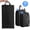 Black-10 PCS, variant on Tripumer 6 Pcs Shoe Bags with Zipper and Handle Portable Storage Bag Cleat Bag Nylon Shoe Cubes Pouch for Men Women Travel Gym Storage Black