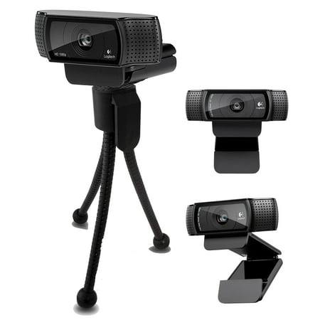 Logitech HD Pro Webcam C920, Widescreen Video Recording,1080p Camera with (Logitech C920 Best Settings)