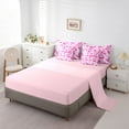 thumbnail image 5 of Castle Fairy Western Cowgirl 7 Pieces Bedding Comforter Set,Kawaii Bowknot Full Bedding Set Lightweight,Cactus Boots Fitted Sheet Flat Sheet,Lightweight Southwestern Room Decor,Reversible, 5 of 8