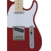 Tagima T 550 CA-LF/WH Electric Guitar - Candy Apple Red