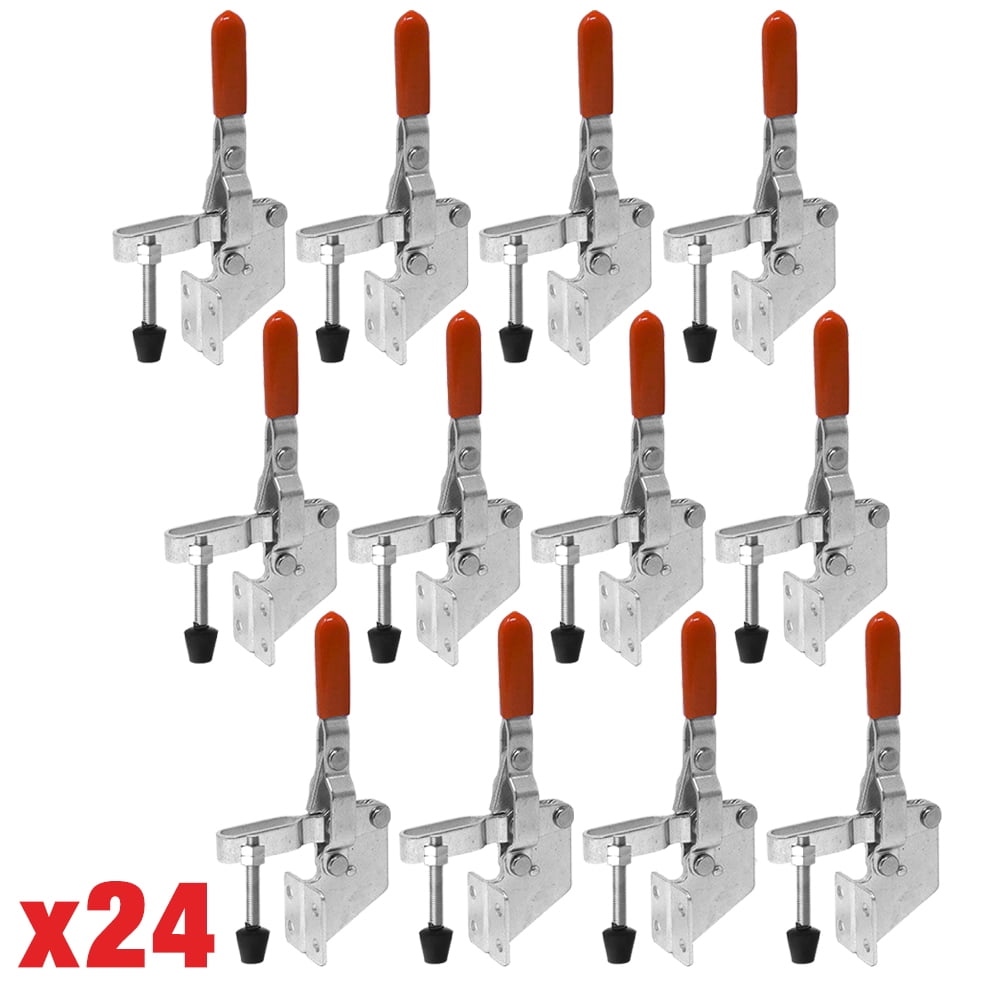 4 Pack 101B Vertical Toggle Clamps 220LB Antislip Grip Quick Release Hand Tool