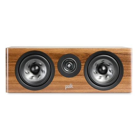 Polk Audio - Polk Reserve Series R300 Compact Center Channel Speaker, New 1" Pinnacle Ring Tweeter & Dual 5.25" Turbine Cone Woofers - Brown - image 2