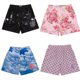 thumbnail image 2 of Pantalones cortos de gimnasio con estampado Floral para hombre, Shorts clásicos de malla básica para gimnasio, baloncesto, deportes de playa, novedad de verano, 2 of 5