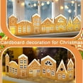 thumbnail image 4 of Wuztai Gingerbread Village 2 House Cardboards, String Light Christmas Gingerbread Village Decor, Battery Powered Light-Up Village Set, 4 of 5