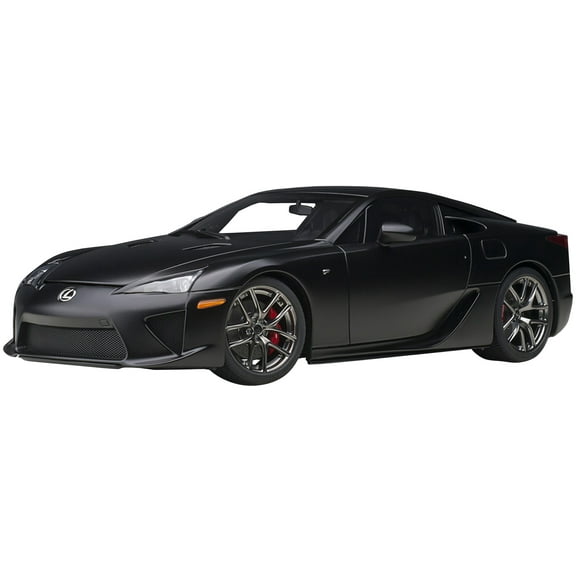 Lexus LFA Matt Black 1/18 Model Car by Autoart