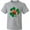 AC-Heather Grey, variant on St Patricks Day Football Youth T-Shirt