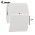 thumbnail image 3 of Zebra 4 x 2 in Thermal Transfer Polypropylene Labels PolyPro 3000T Permanent Adhesive Shipping Labels - 1 in Core - 4 Rolls, 3 of 7