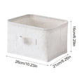 thumbnail image 3 of Fmbmuo Foldable Storage Basket With Handle , Storage Containers For Clothes Diamond Art Storage For Wardrobe Shelf Nursery Bedroom Living Room, 3 of 6