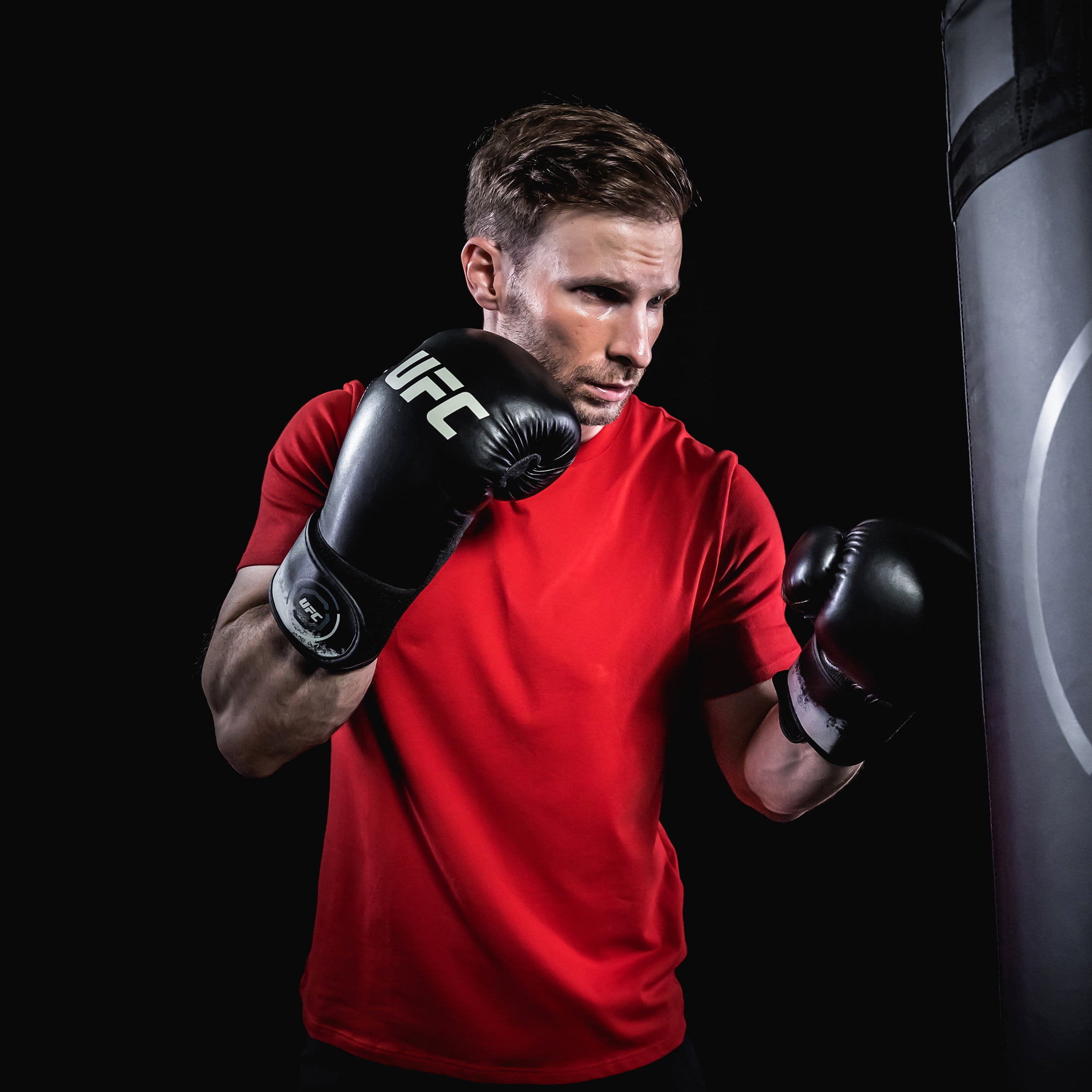 UFC Octagon Lava Boxing Gloves - 14oz, Black - Engineered for Blazing Intensity - Perfect for MMA, Boxing, Kickboxing, & Fitness Enthusiasts Aiming for Explosive Speed & Power