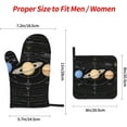 thumbnail image 2 of (Exploring The Solar System) 4 Oven Mitts and Pot Holders Sets Farmhouse Kitchen Gloves for Cooking Grilling Baking BBQ Mushroom Pot Holders Cook Essentials Accessories, 2 of 6