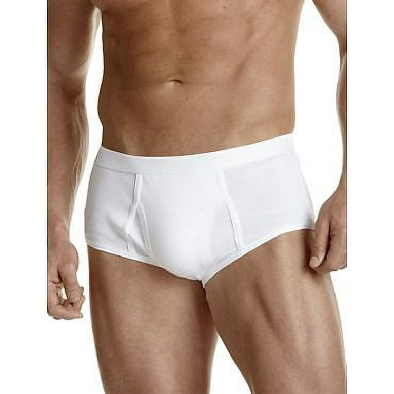 Harbor Bay by DXL Big and Tall Men's Briefs, White, XL, Pack of 3