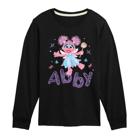 Sesame Street - Scribble Abby Cadabby - Toddler and Youth Long Sleeve T-Shirt