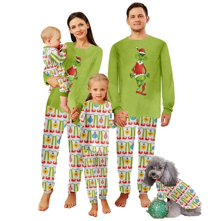 

Funny Christmas Family Pajamas Matching Women s Men s Children s Plaid Cotton Pajamas