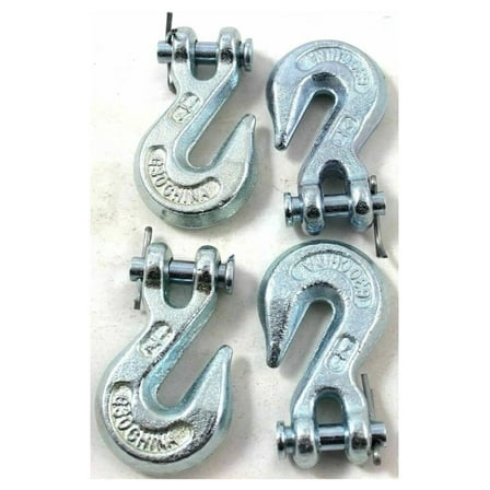 KioJJp Replacement Chain Ends Clevis Grab Hook Logging Towing Equipment G30 1/4" Set