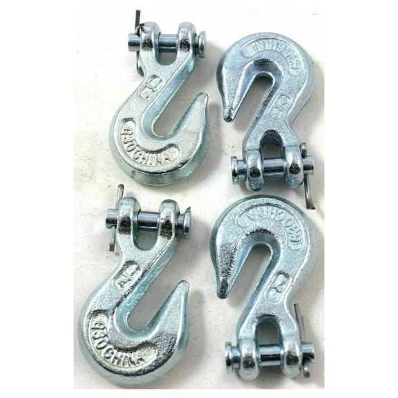 KioJJp Replacement Chain Ends Clevis Grab Hook Logging Towing Equipment G30 1/4" Set