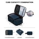 thumbnail image 5 of Mochila de viaje LOVEVOOK Carry on 50 L con puerto USB azul marino, 5 of 7
