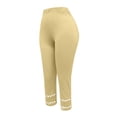 thumbnail image 6 of Guluxicc Women's Cropped Pants Elastic Waist Relaxed Summer Casual Capris for Everyday Wear, 6 of 9