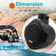 thumbnail image 3 of Altavoces marinos Pyle PLMRB65, 6.5 pulgadas, 200 W, resistentes al agua, color negro, 3 of 9