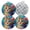 Black2881, variant on 4 PCS Pot Holders for Kitchen,Potholders Sets with Hook for Oven,Cooking,Baking,Oil - Painted Horses In Flower - Filled Meadow