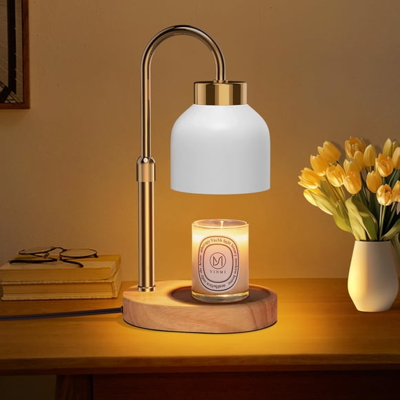 Lámpara Candle Warmer Seenlast con atenuador y temporizador, decoración vintage