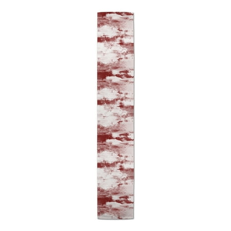 

Creative Products Painted Abstract Red 16x90 Poly Twill Table Runner