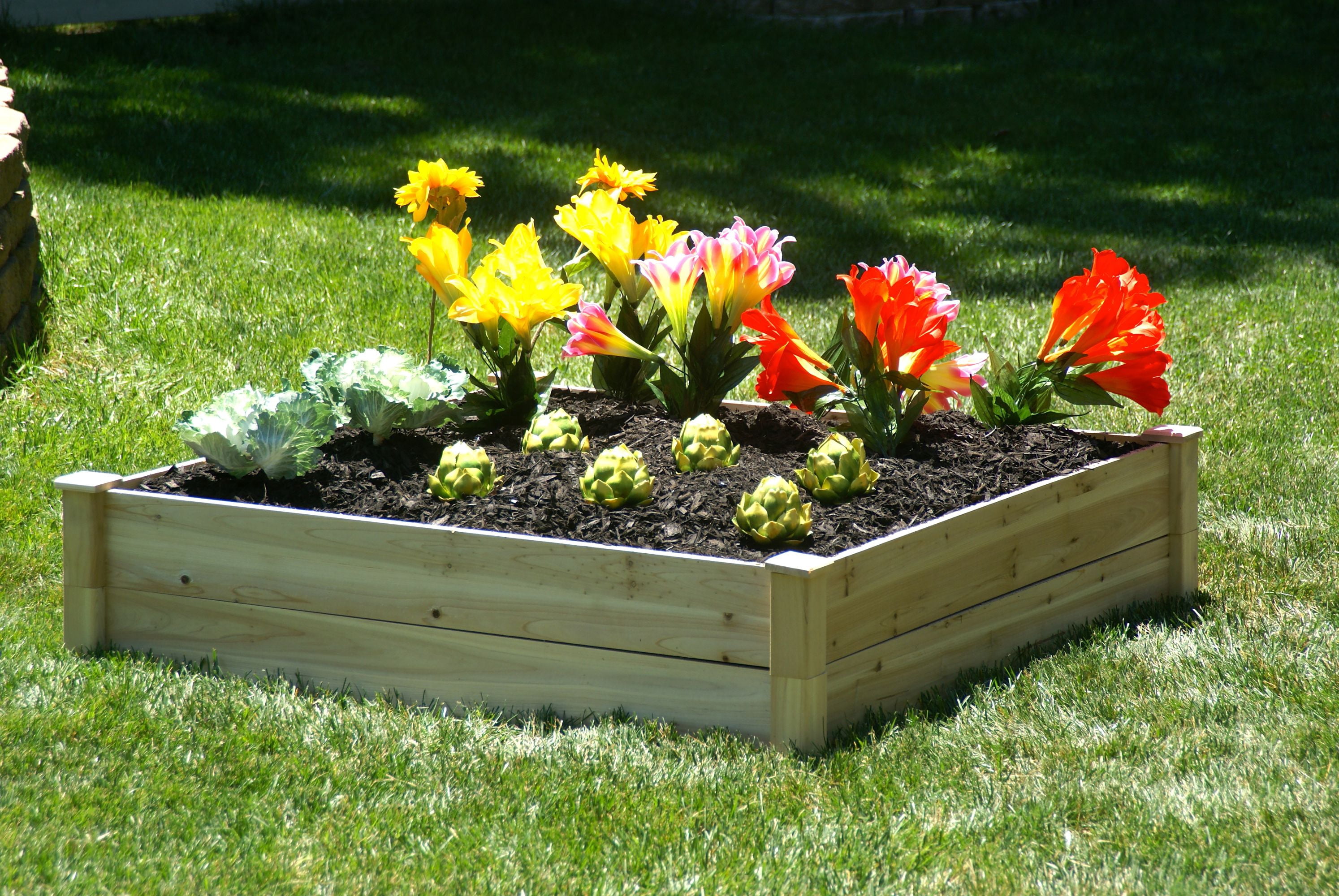 EDEN Quick Assembly Raised Garden Bed (4FT X 4FT X 11IN)