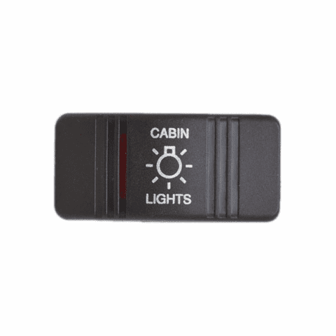 Carling Boat Contura III Rocker Switch Actuator | Cabin Lights Lighted