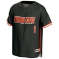 thumbnail image 2 of Men's GameDay Greats #1 Black Oregon State Beavers Lightweight Baseball Fashion Jersey, 2 of 4