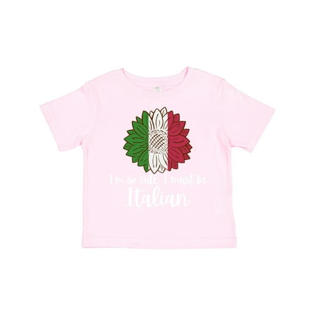

Inktastic I m So Cute I Must Be Italian Sunflower Italy Flag Gift Toddler Boy or Toddler Girl T-Shirt