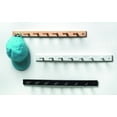 thumbnail image 2 of Spectrum Diversified Wooden Wall Mount Rack, 7 Peg Hooks, Black Wood, 2 of 8