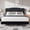 black, variant on Full Size Upholstered Platform Bed Frame for Kids and Teens - Adjustable Crown Headboard, Cozy Sherpa Fleece, Sturdy Wood Slats, Noise-Free, No Box Spring Needed, Easy Assembly - Light Gray, FULL