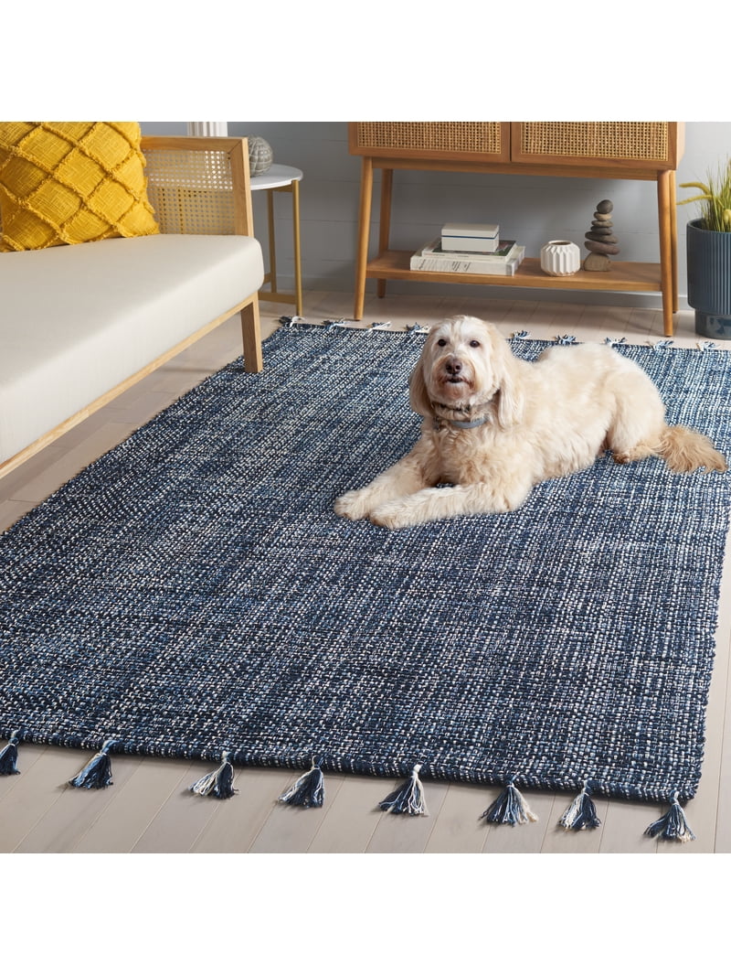 SAFAVIEH Montauk Ombre Solid Area Rug, Navy, 5' x 8' - Walmart.com