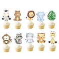 thumbnail image 1 of Topers para cupcakes DazzleDaisy de animales de la selva, 24 unidades, 1 of 7