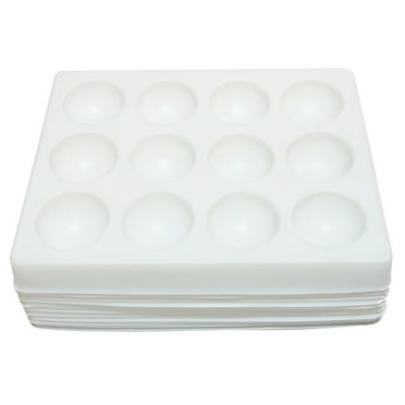 Spot Plate Polystyrene, 12 Depressions, 20mm x 10mm