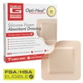 thumbnail image 3 of (2 pack) Neo G Opti-Heal Silicone Foam Absorbent Dressing, 3 Count - 4x4 FSA/HSA Eligible, 3 of 13