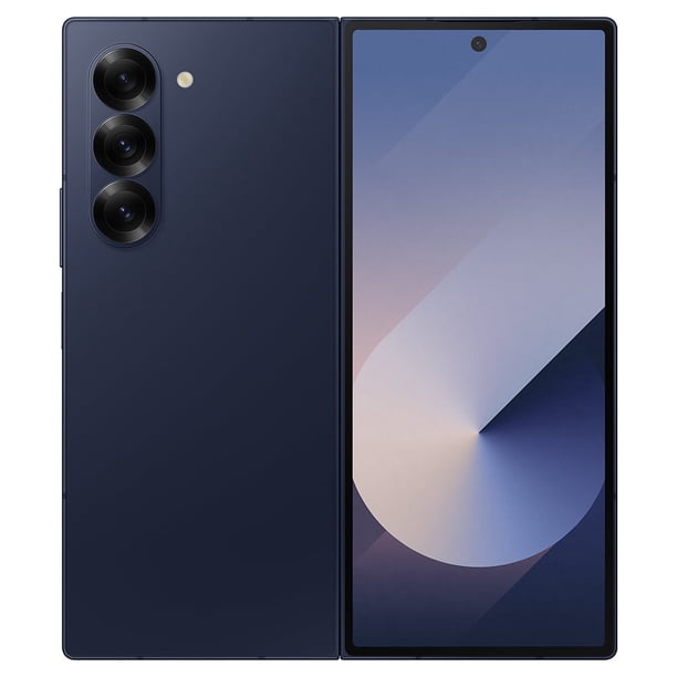 SAMSUNG Galaxy Z Fold 6, 256 GB, Desbloqueado, Versión Coreana, Sim Libre, Nano+eSIM, Azul Marino