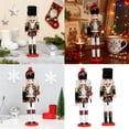 thumbnail image 2 of PatungKu Bagpipe Drummer Nutcrackers Soldier Figure Wooden Puppet For Festives Home Display, 2 of 9