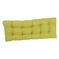thumbnail image 2 of 46-inch by 19-inch Tufted Solid Microsuede Bench Cushion Green-Color, 2 of 3