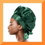 Bonnet En Satin De Taille Jumbo Pour Dormir, Extensible Avec Lien